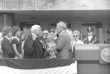 Inauguration of Mayor Moon Landrieu 