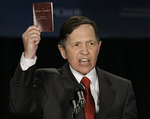 Rep. Dennis Kucinich, January, 2008 